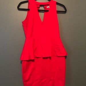 Ruby red party dress